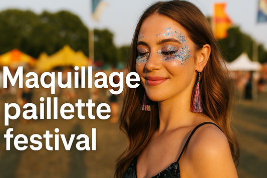Maquillage paillette festival : brillez de mille feux