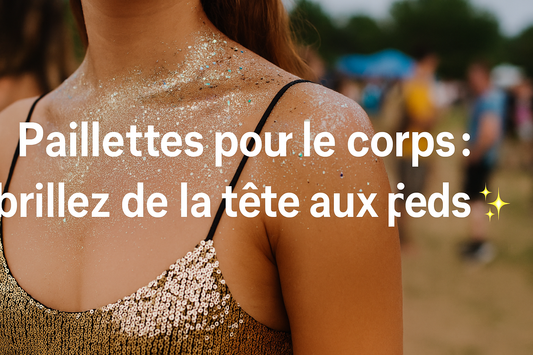 Paillettes pour le corps