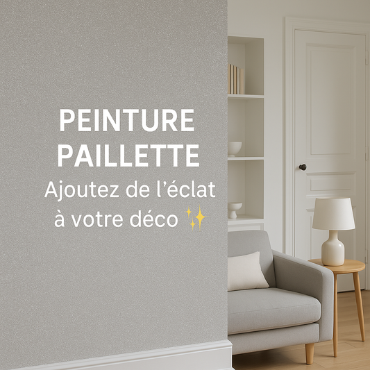 Peinture pailletée : ajoutez de l’éclat à votre déco