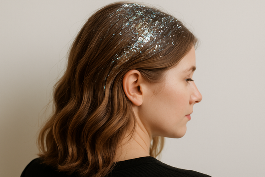 comment faire tenir des paillettes dans les cheveux