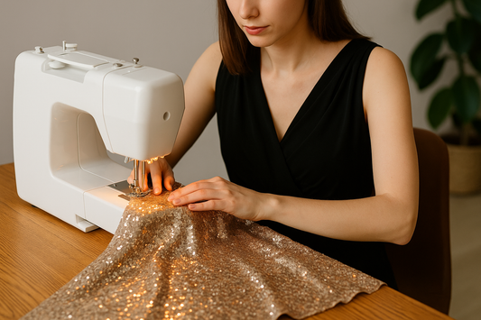 comment faire une robe de soirée paillette