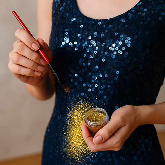 comment fixer des paillettes sur une robe