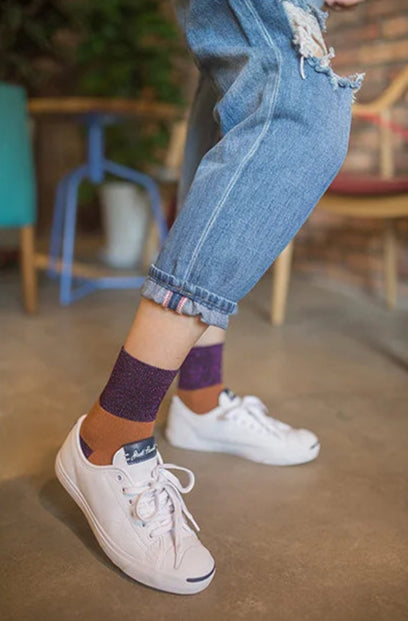 Chaussettes Basses A Paillettes