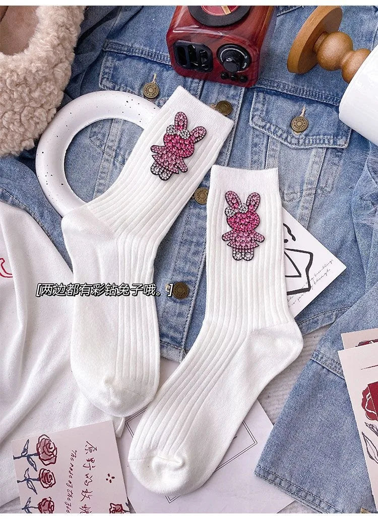 Chaussettes Paillettes Multicolore