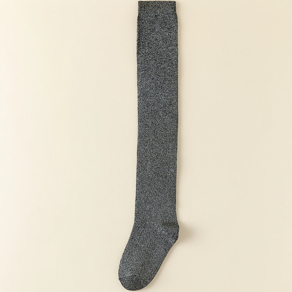 Chaussettes Hautes Femme Paillettes (x3)