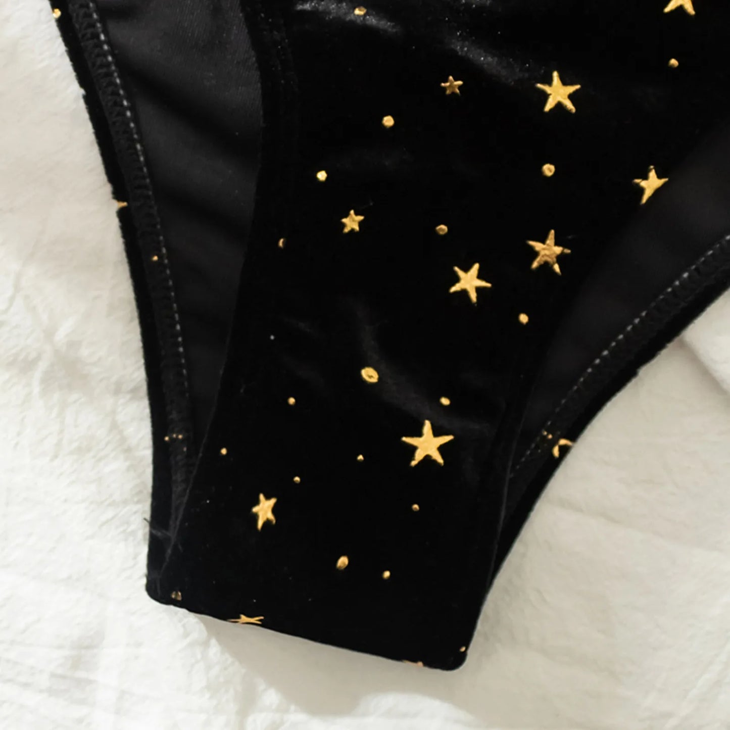 Maillot De Bain Paillette Taille Haute