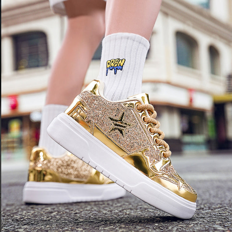 Basket Femme Etoile Paillette