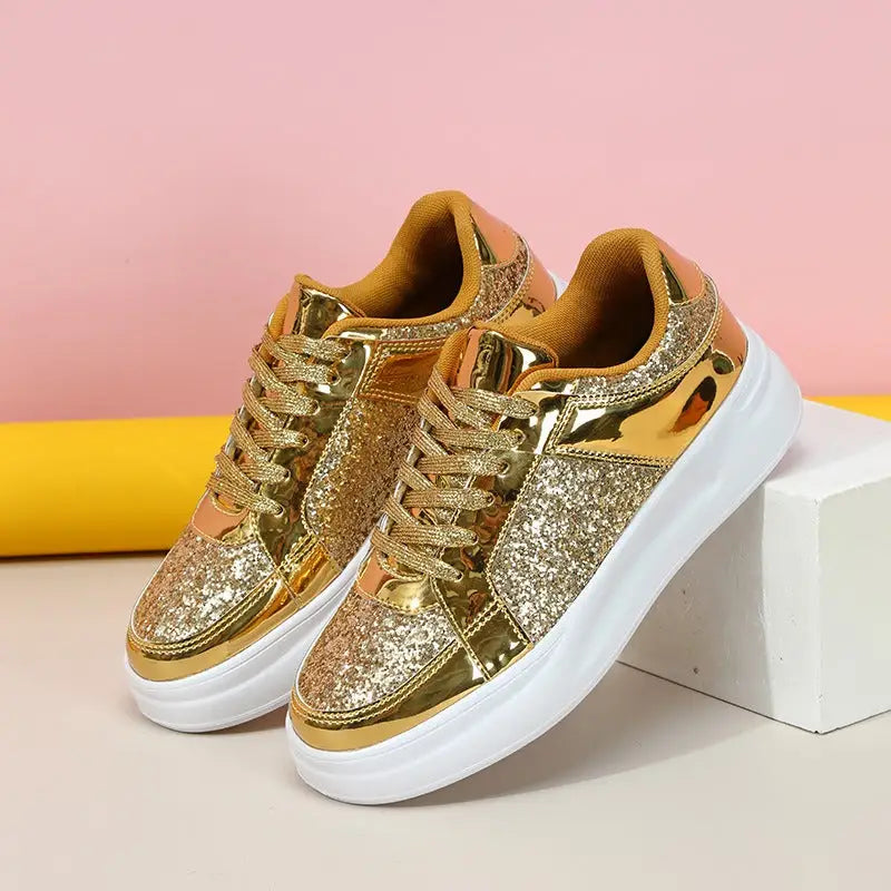 Basket Avec Paillette Femme - baskets