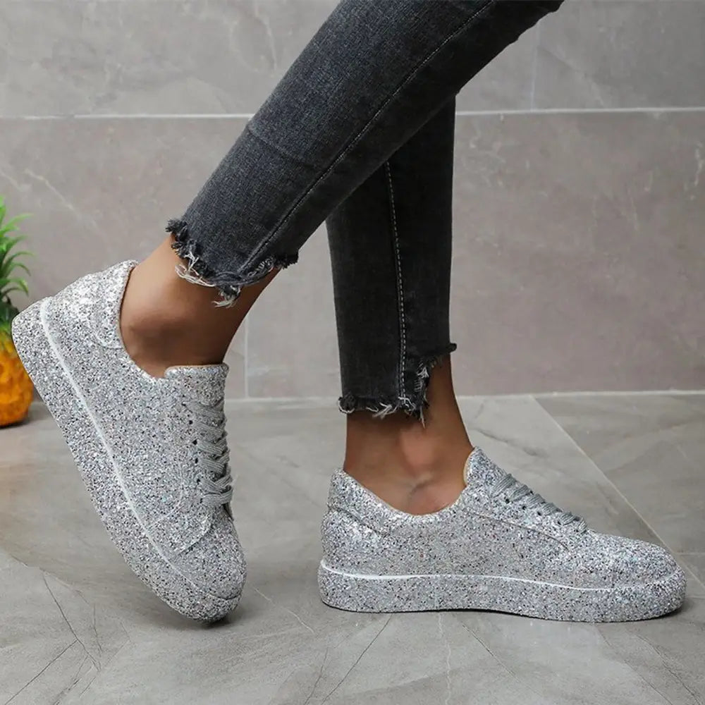 Basket Basse Femme Paillette - baskets