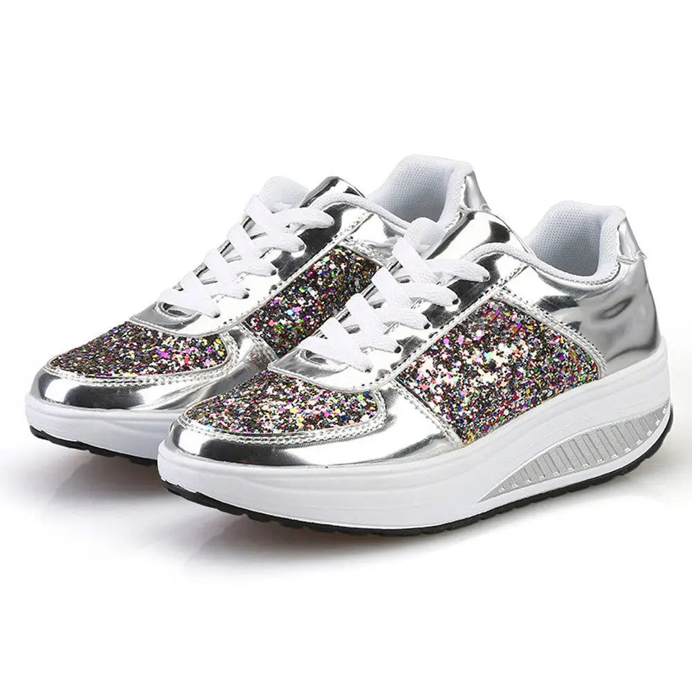 Basket Femme Avec Paillettes - baskets