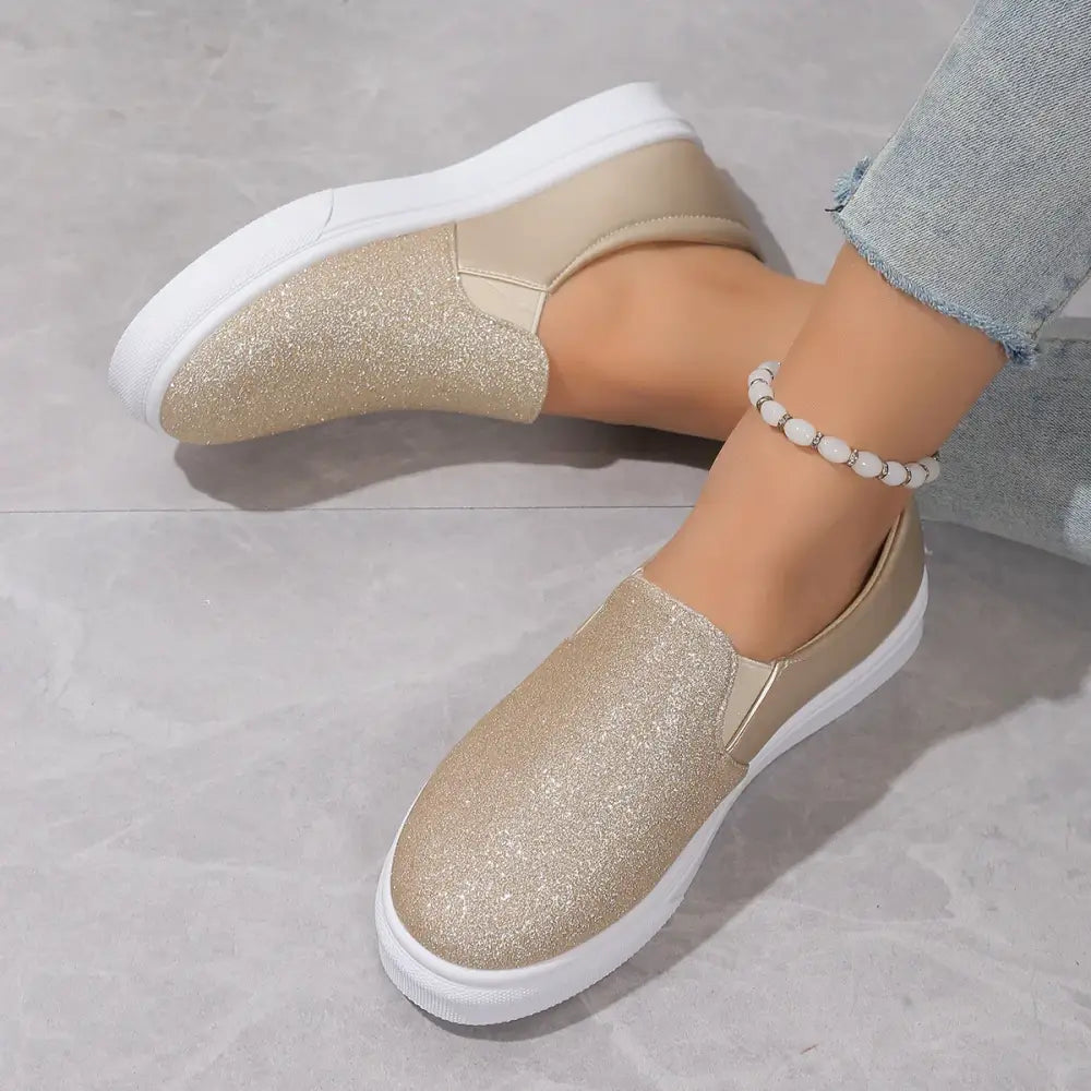 Basket Montante Femme Paillette - baskets