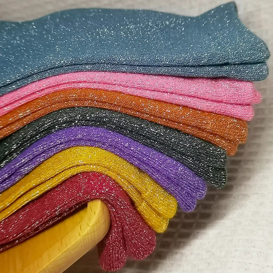 Chaussettes Blanche Paillettes - chaussettes