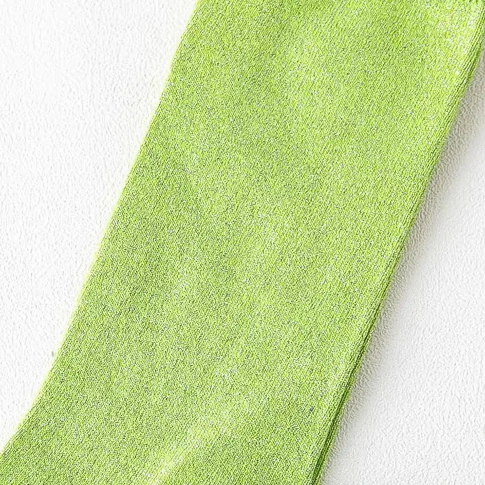 Chaussettes Paillettes Vertes - chaussettes