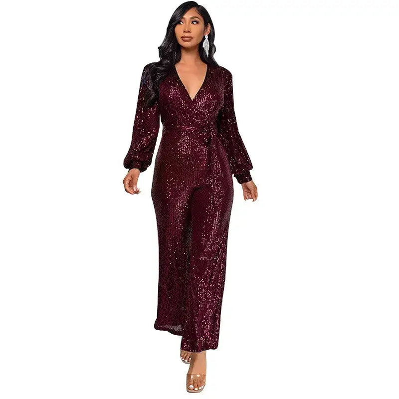 Combinaison Femme Chic Paillette - combinaisons