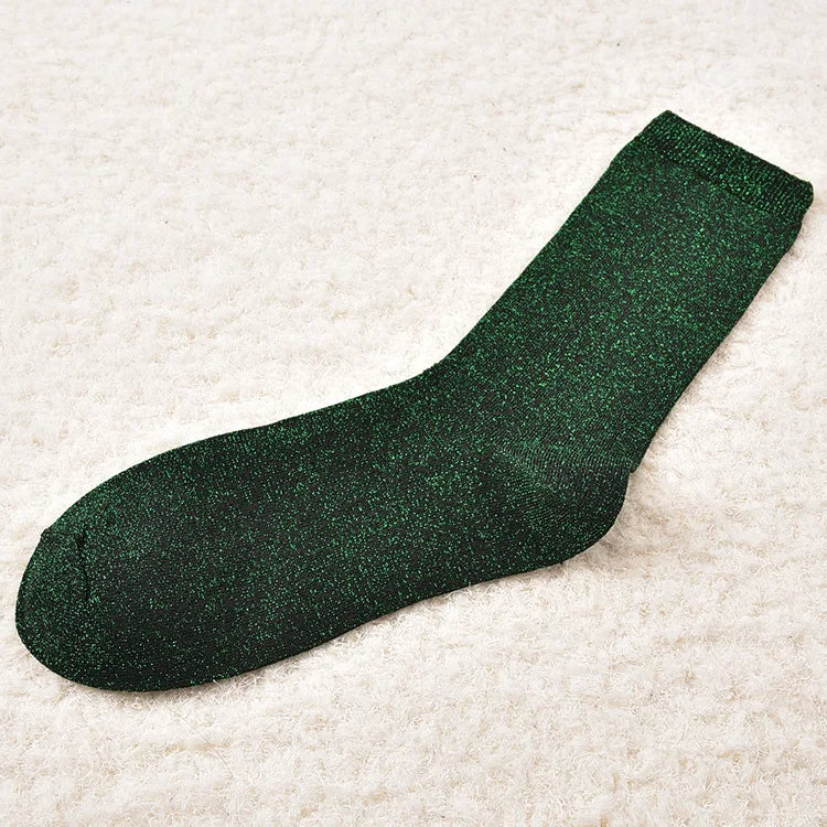Chaussettes Hautes A Paillettes