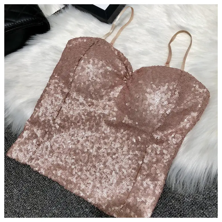 Haut À Paillettes Femme - hauts