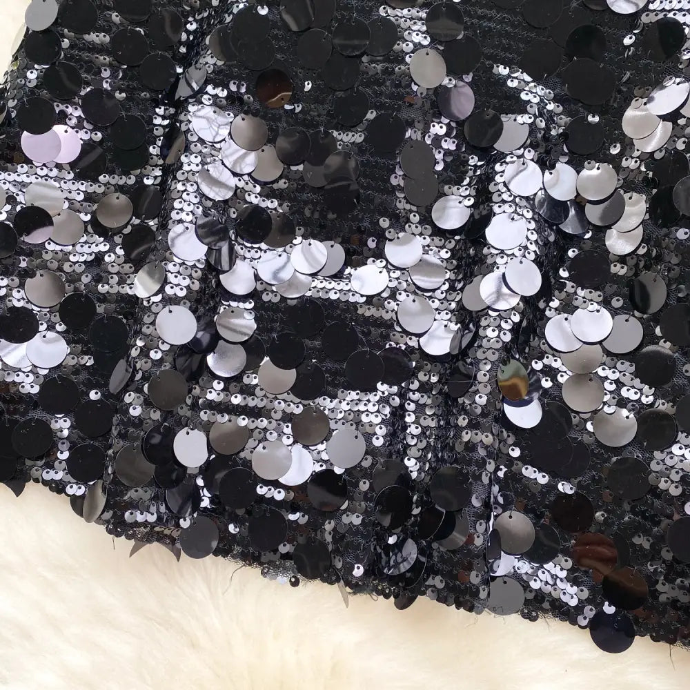 Haut Paillette Noir Femme - hauts