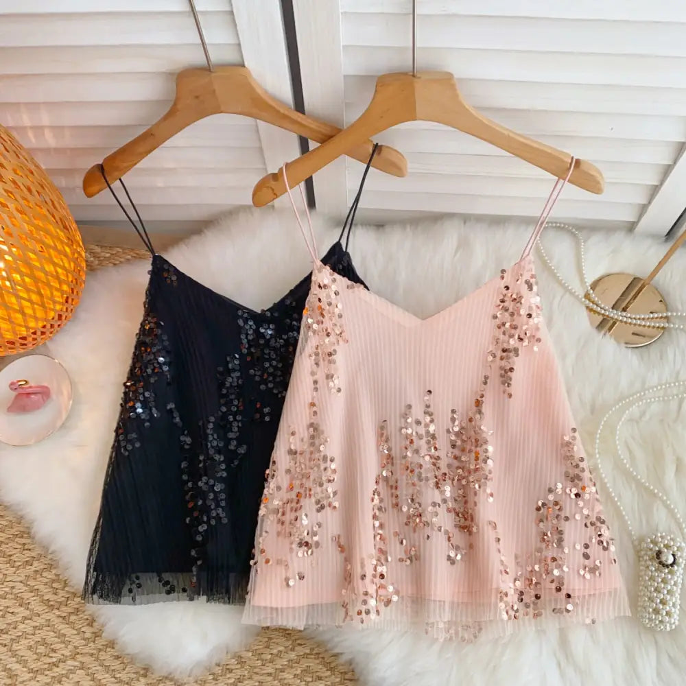 Hauts Paillettes Femme - hauts