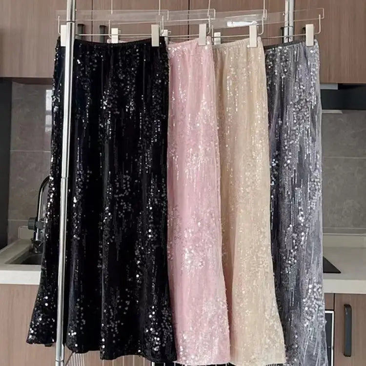Jupe Longue Paillettes - jupes