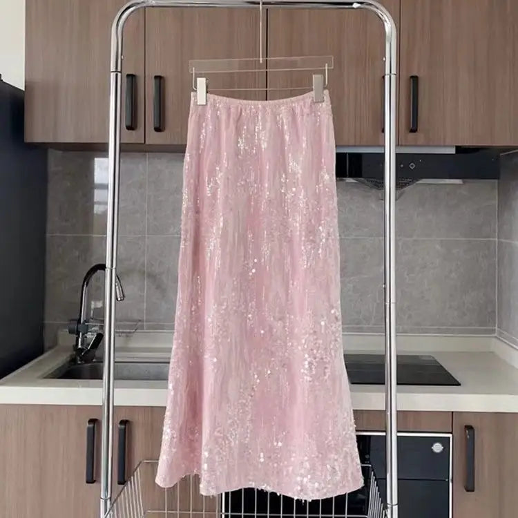 Jupe Longue Paillettes - jupes
