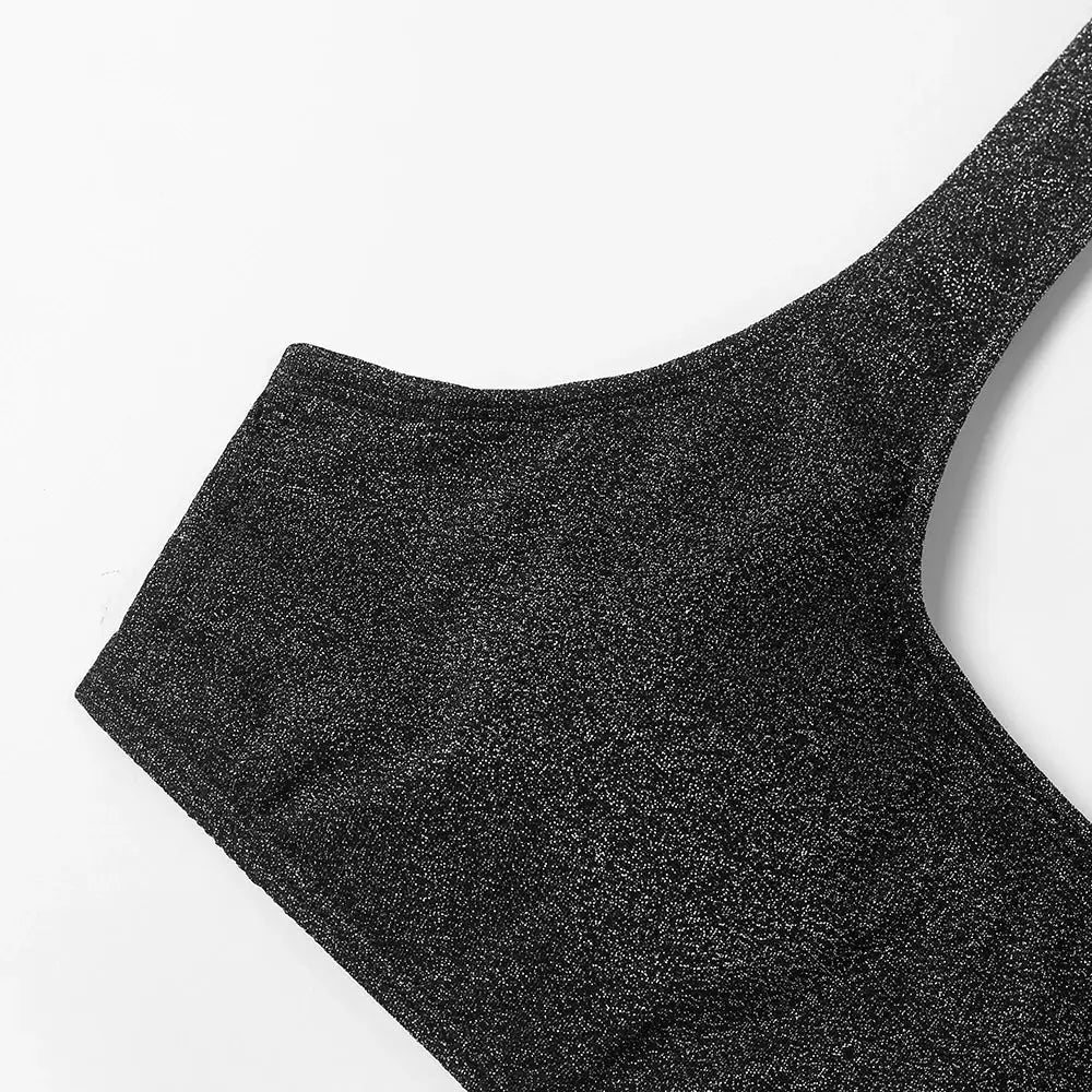 Maillot De Bain Noir A Paillette - maillots de bain