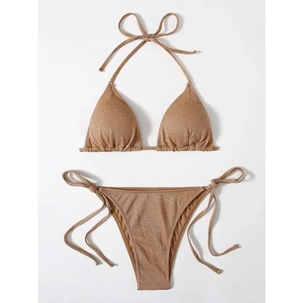 Maillot De Bain Pailleté Doré - maillots de bain