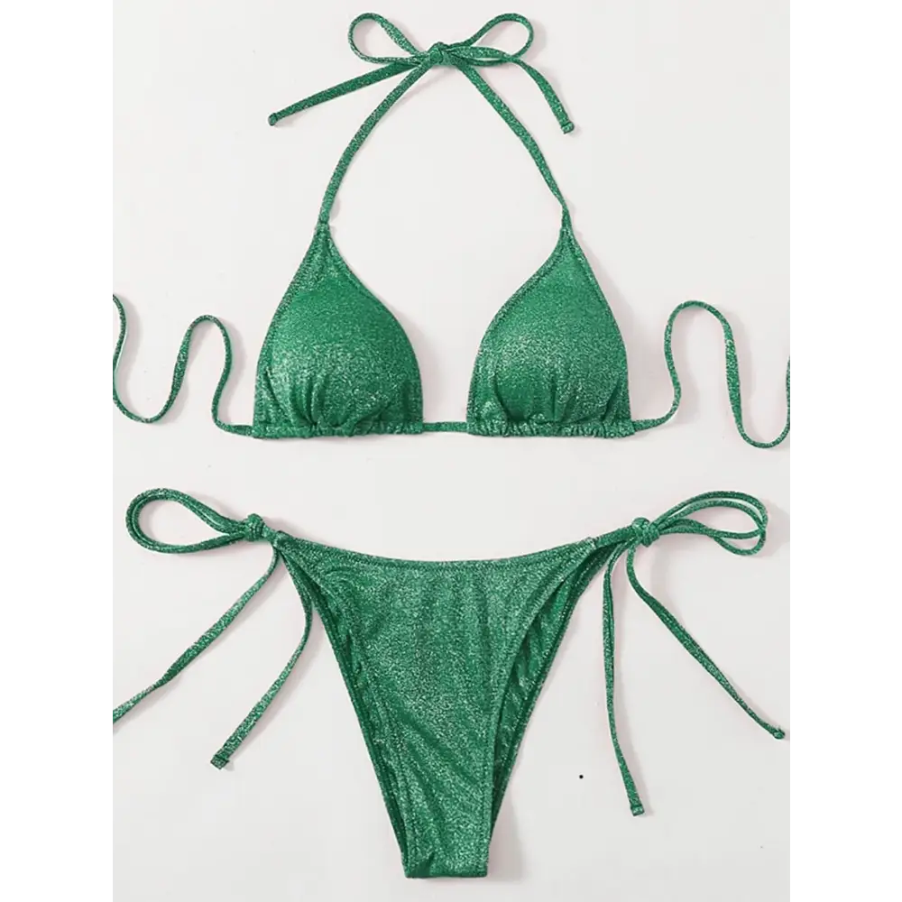 Maillot De Bain Pailleté Vert - maillots de bain