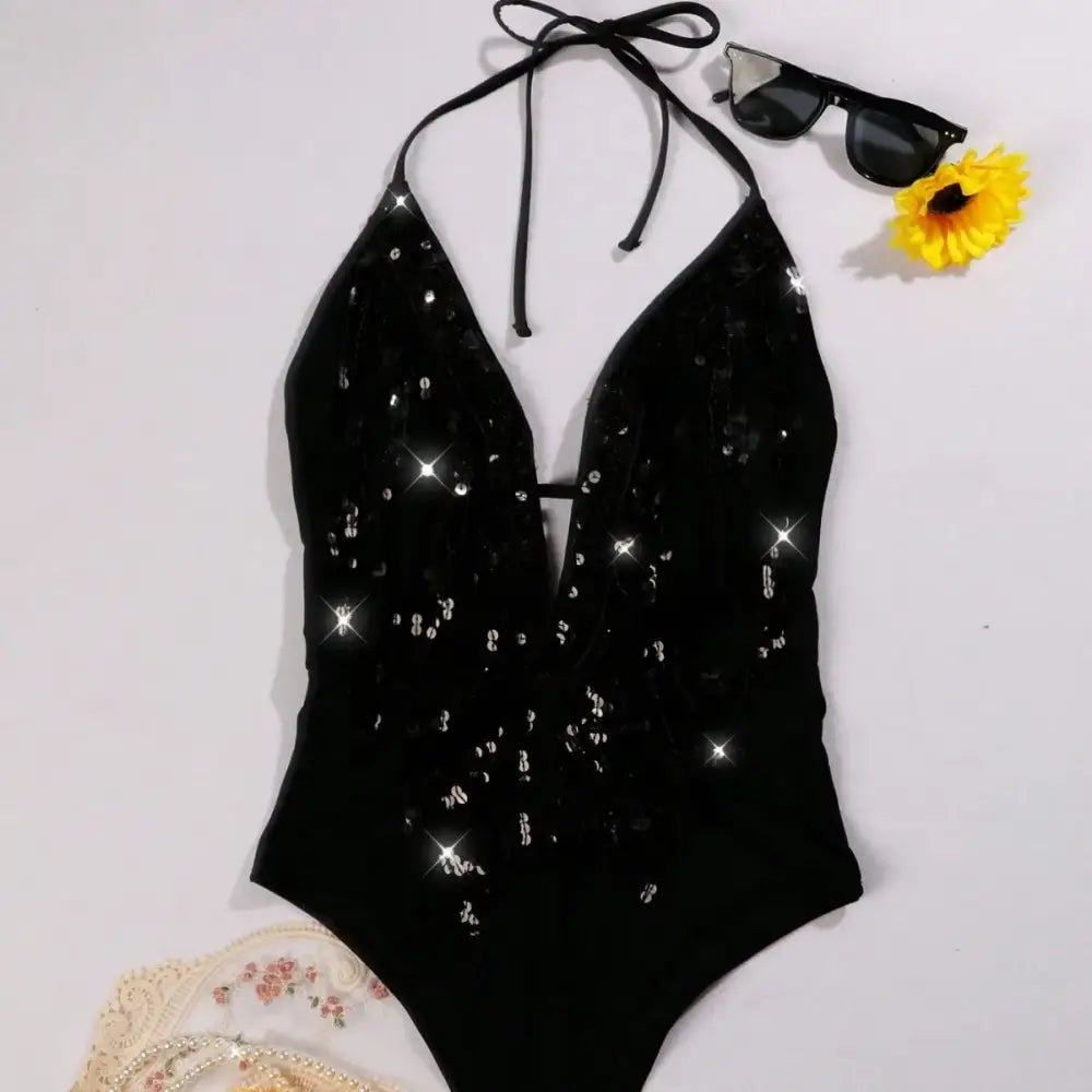 Maillot De Bain Paillette 1 Pièce - maillots de bain