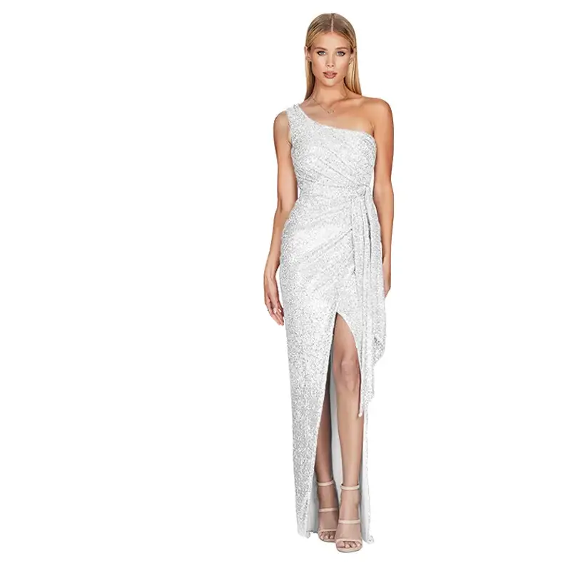 Robe Blanche Paillette - robes
