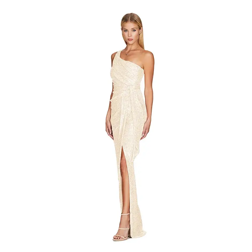 Robe Longue A Paillette - robes