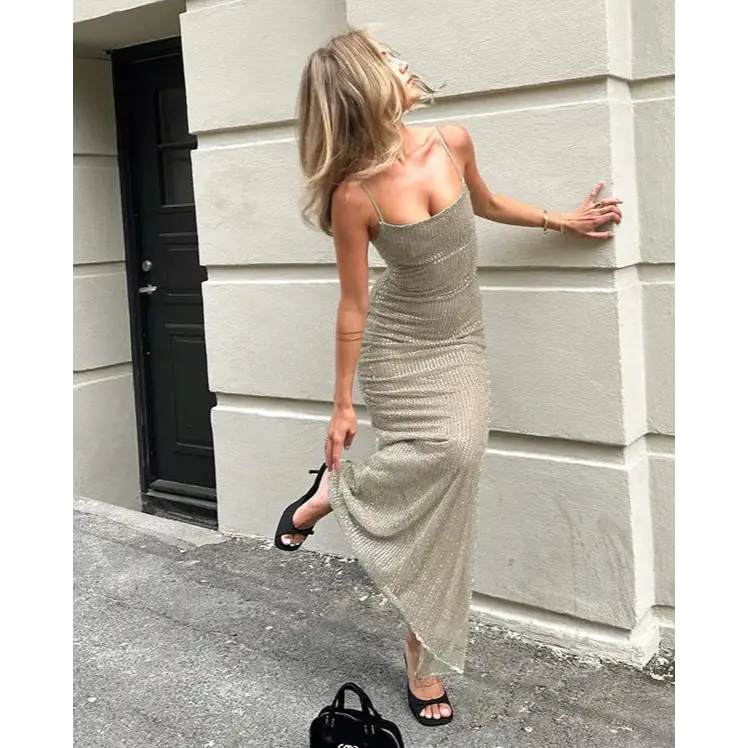 Robe Longue Paillette - robes