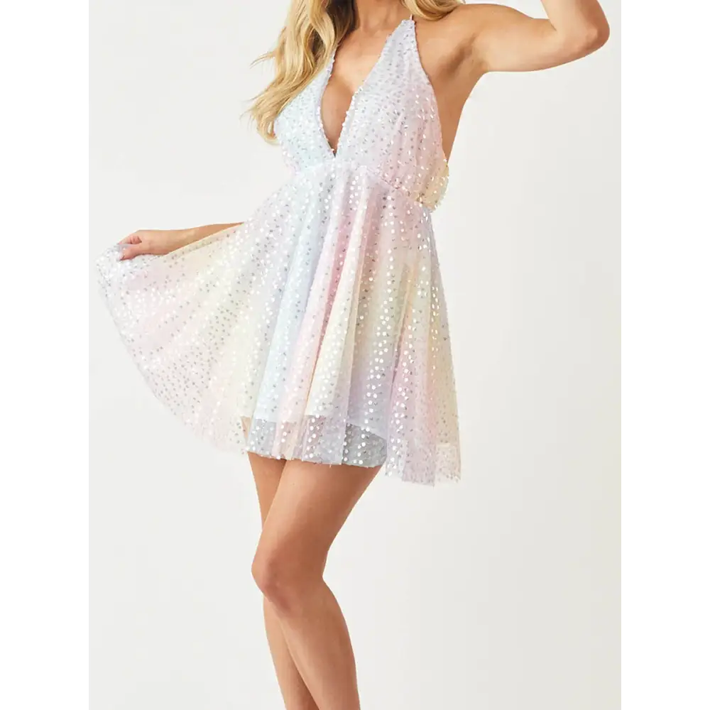 Robe Paillette Dos Nu - robes