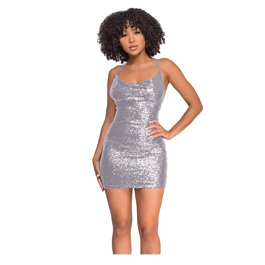 Robe Paillette Femme Boutique Paillettes - Main Image