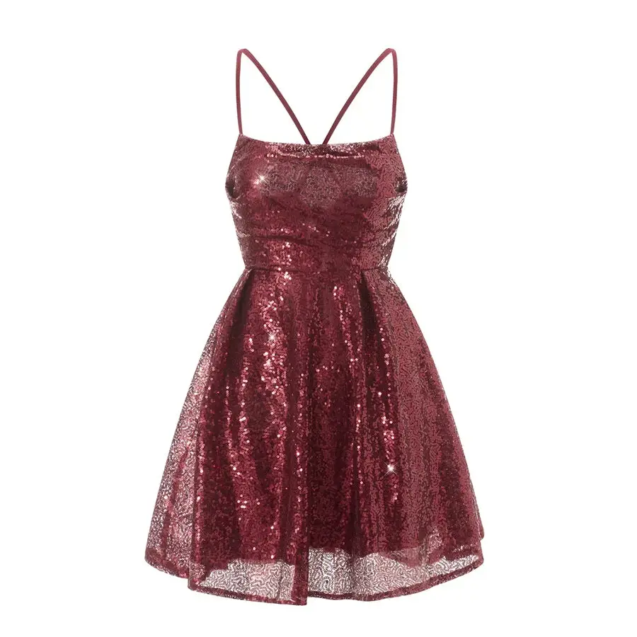 Robe Rouge Paillettes - robes