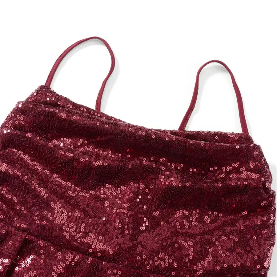 Robe Rouge Paillettes - robes