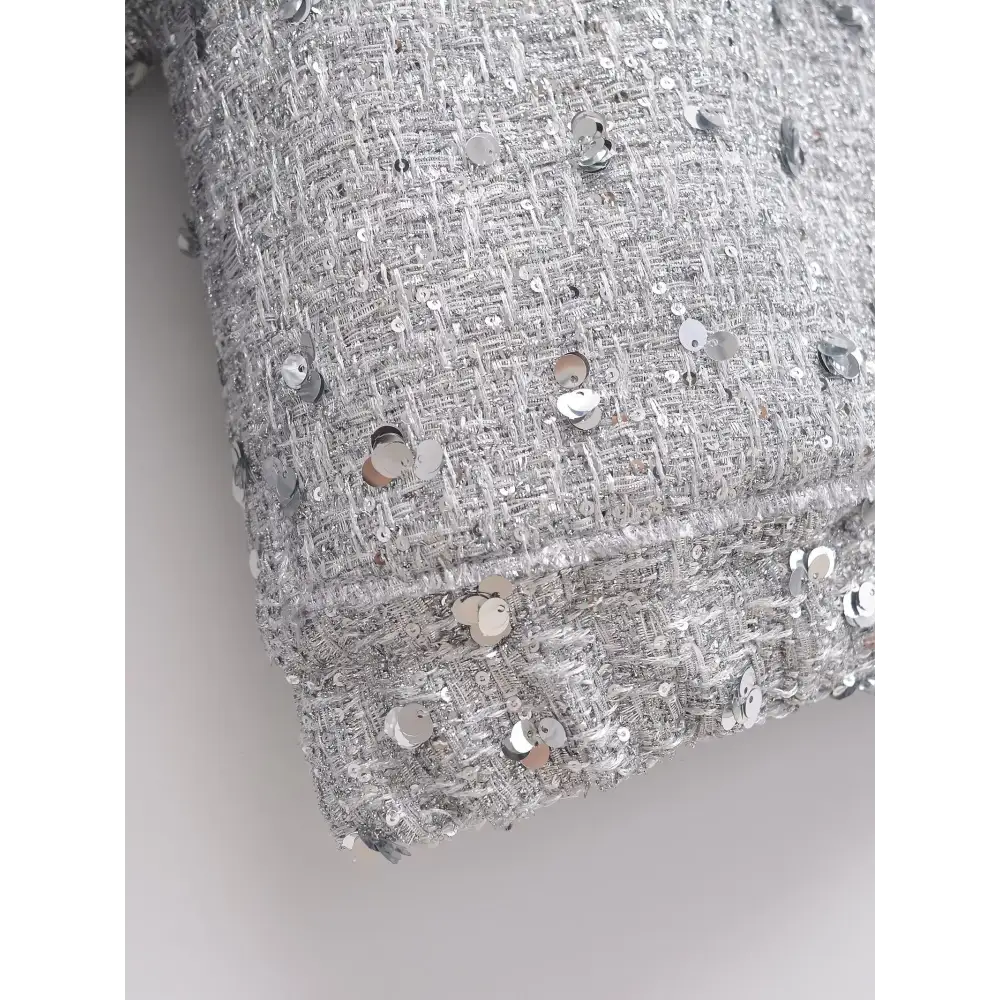 Veste A Paillette Argent Femme - vestes