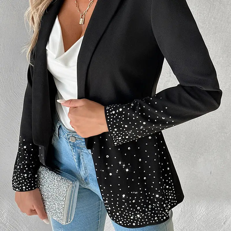Veste Paillette Femme Noire - vestes