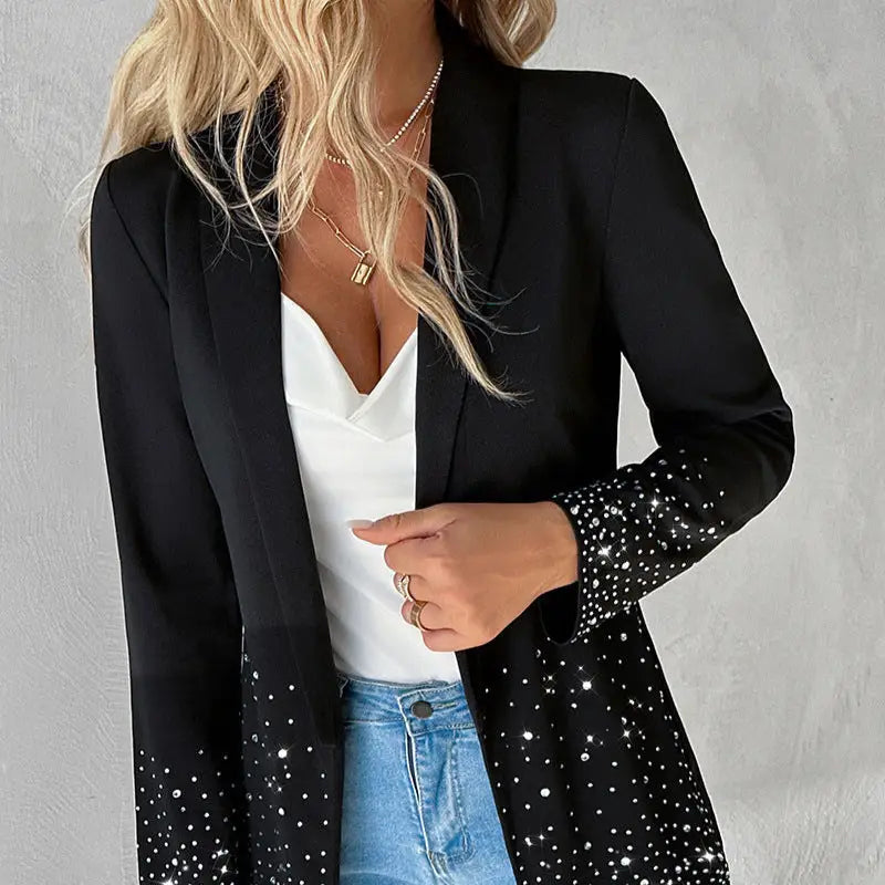 Veste Paillette Femme Noire - vestes