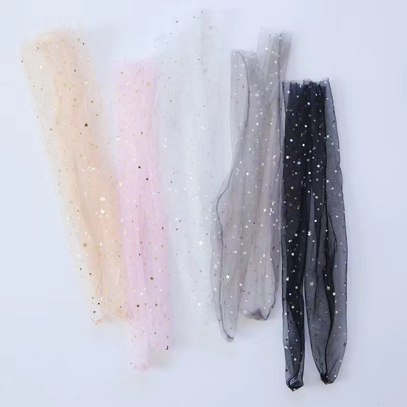 Chaussettes Paillettes Transparentes