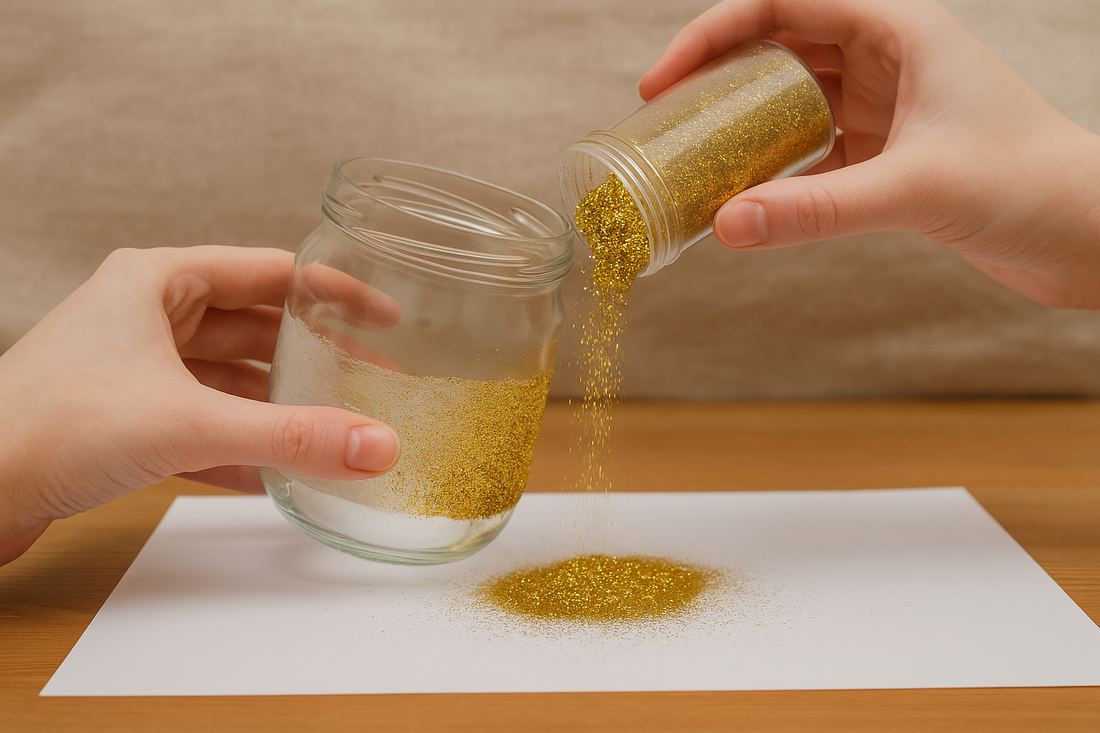 comment coller des paillettes sur du verre