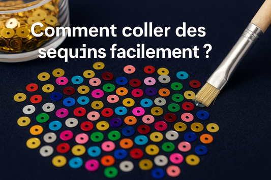 comment coller des sequins