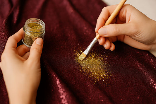 comment mettre des paillettes sur une robe