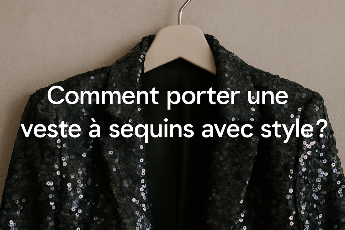 comment porter veste sequin
