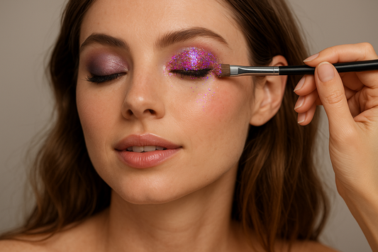 comment se maquiller avec des paillettes
