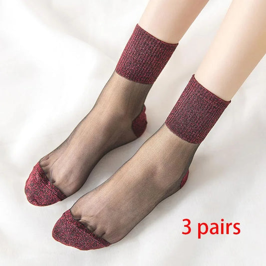 Chaussettes Paillettes Bichette (x3)