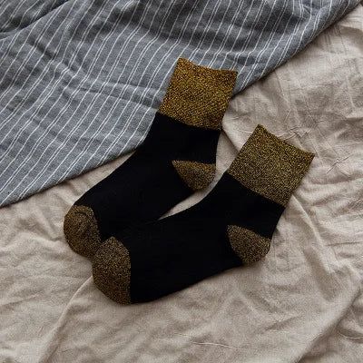 Chaussettes Noires A Paillettes Femmes