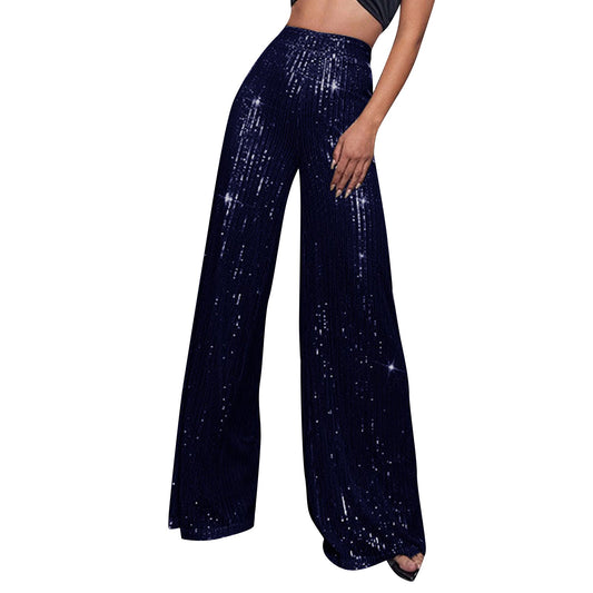 Pantalon Large Paillettes