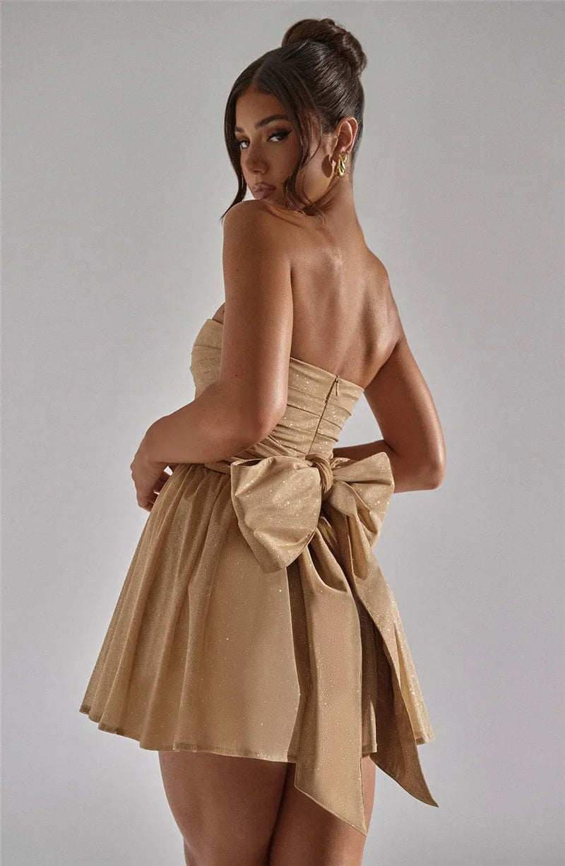 Robe Doree Pailletée