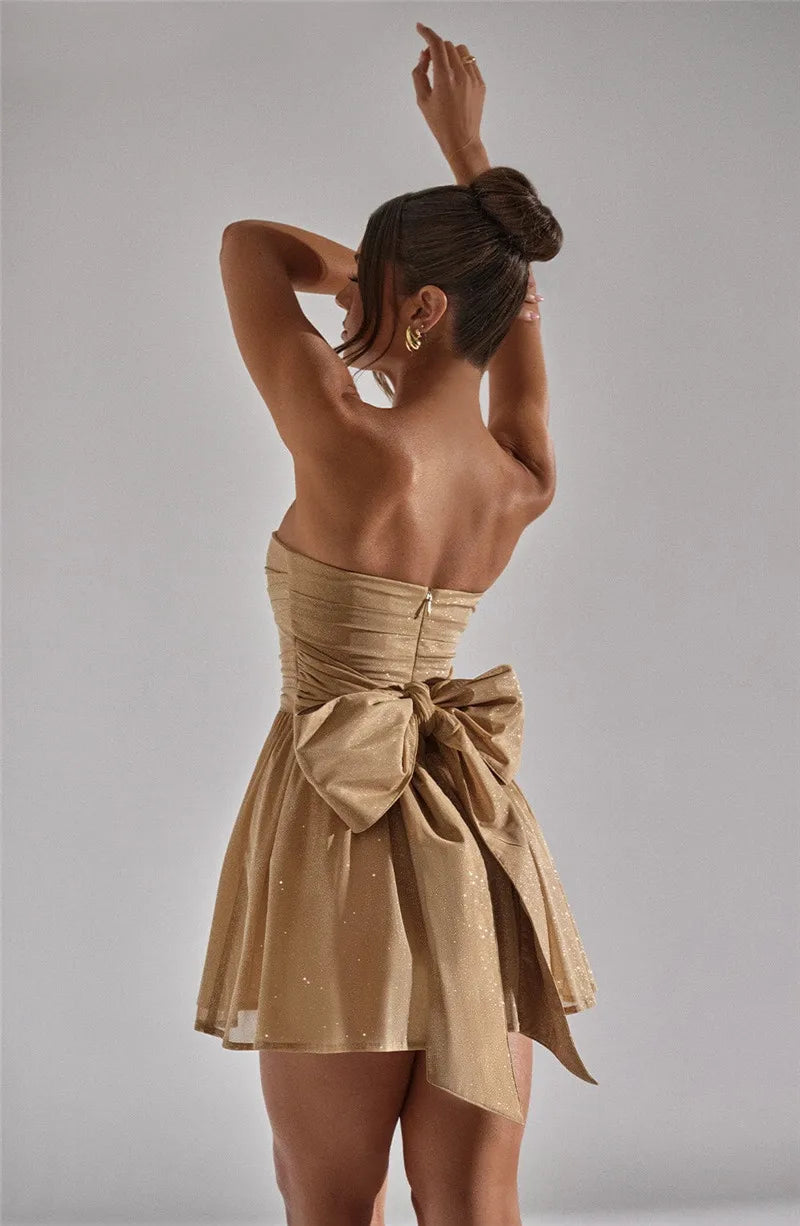 Robe Doree Pailletée