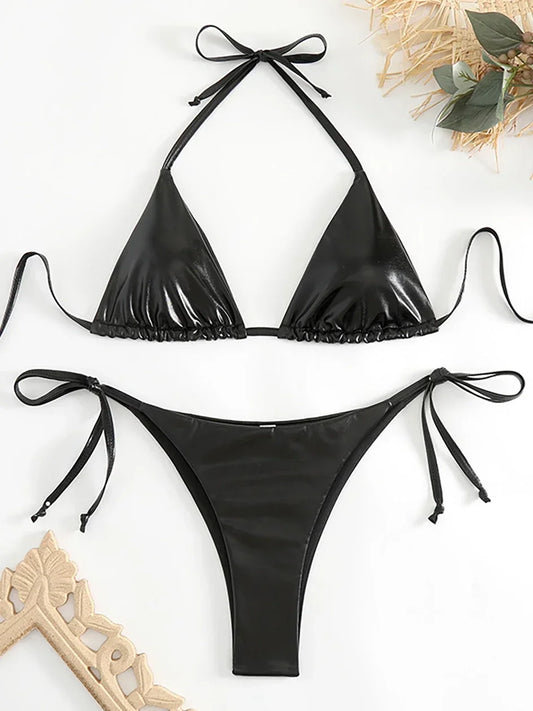 Maillot De Bain Paillette Noir